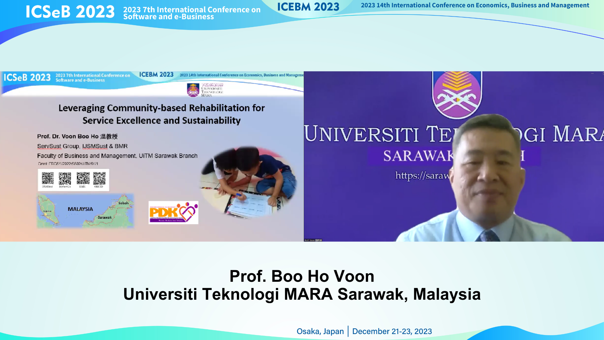 Prof. Boo Ho Voon